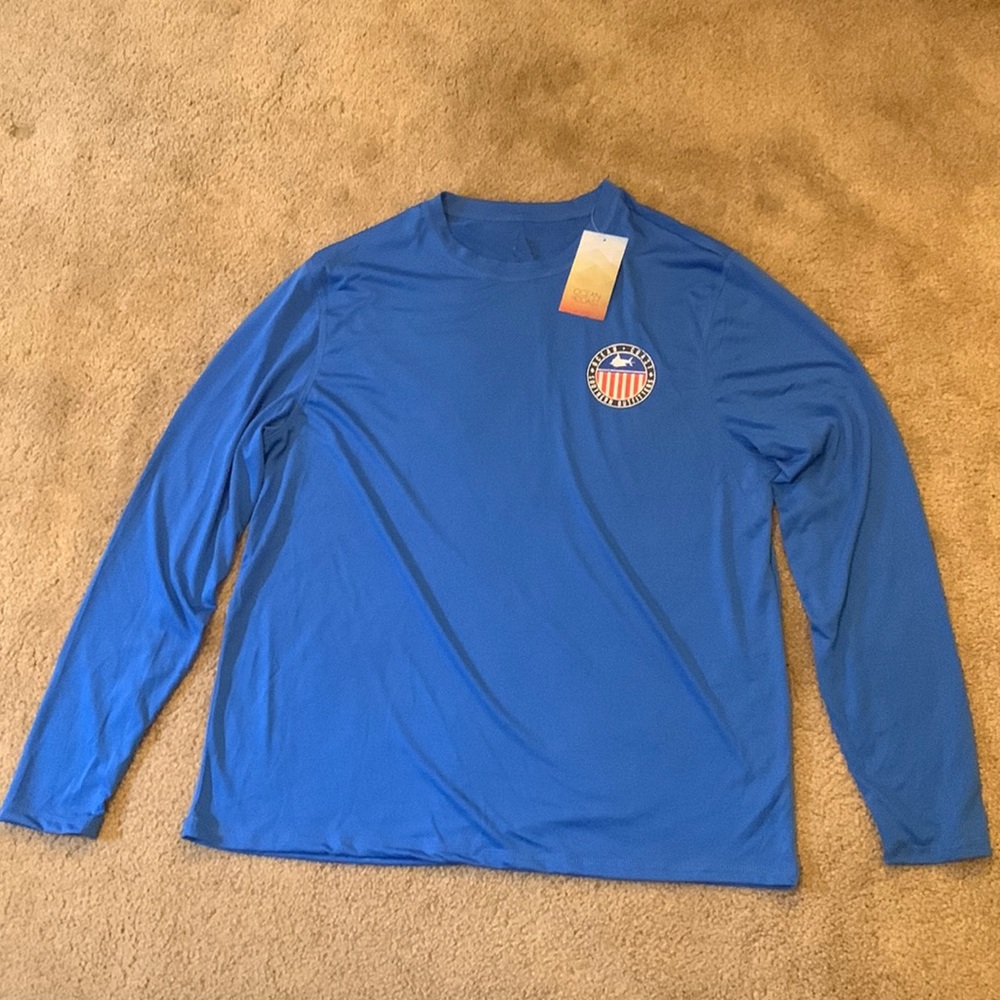 Blue, Ocean + Coast souther outfitters, Large long sleeve t-shirt